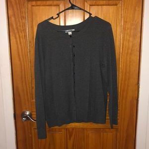 Grey Button Down Sweater